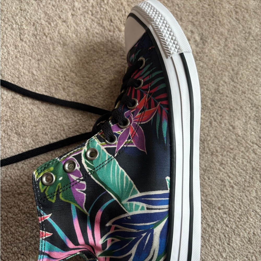 Tropical High-Top Converse Sneakers - Picture 3 of 6